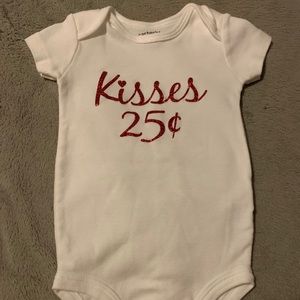 “Kisses” Onesie